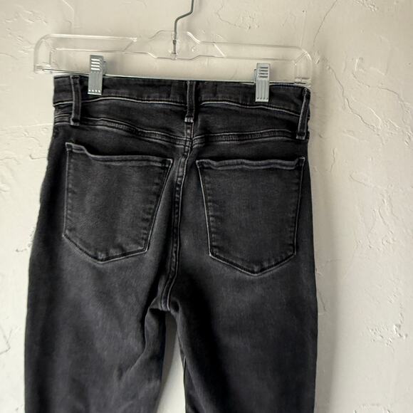 Abercrombie & Fitch Black Jeans‎ 27 High Rise Super Skinny Ankle Tie Hem Stretch - Picture 5 of 10